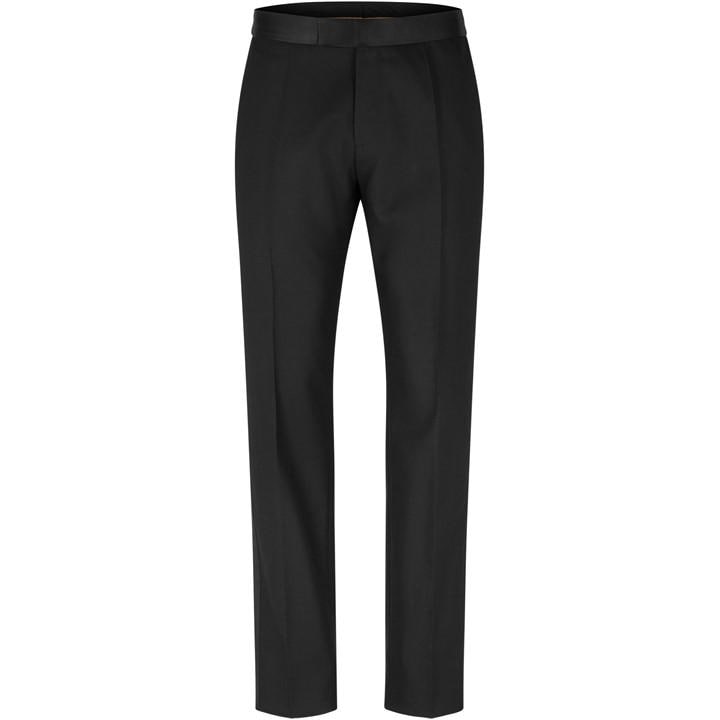 Boss Men's Black H Genius Tux Straight Leg Trousers in Size 38 R, Sports Direct
