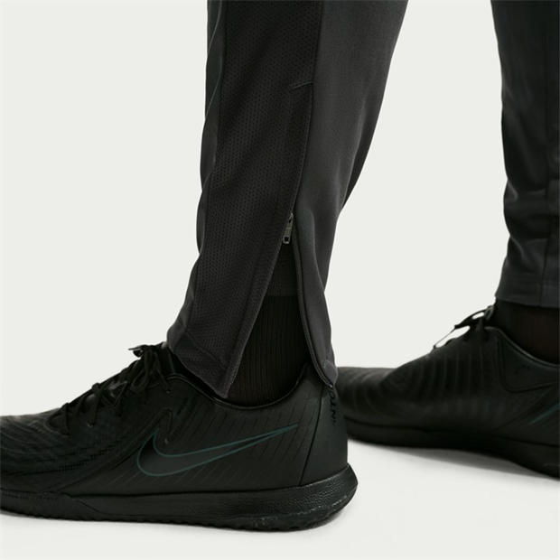 Grey/Blk/Grn - Nike - Academy Zippered Tracksuit Bottoms Mens