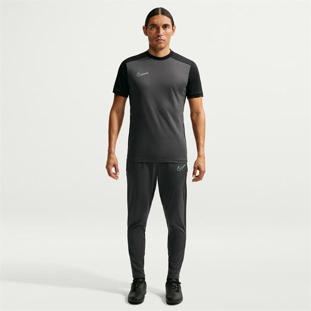 Grey/Blk/Grn - Nike - Academy Zippered Tracksuit Bottoms Mens