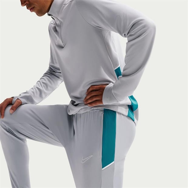 Wolf Grey - Nike - Academy Zippered Tracksuit Bottoms Mens