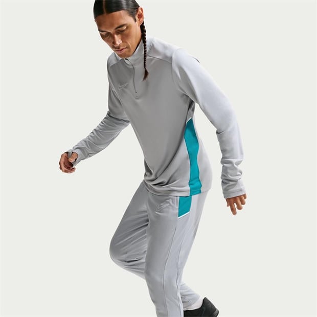 Wolf Grey - Nike - Academy Zippered Tracksuit Bottoms Mens
