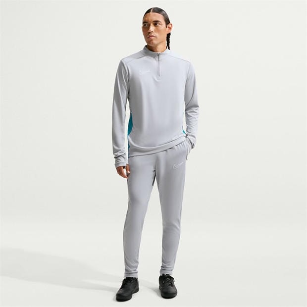 Wolf Grey - Nike - Academy Zippered Tracksuit Bottoms Mens