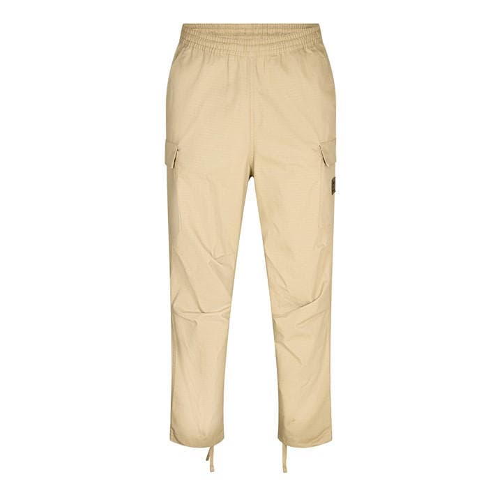 Timberland Men's Beige Woven Badge Ripstop Cargo Trousers in Size M, Sports Direct