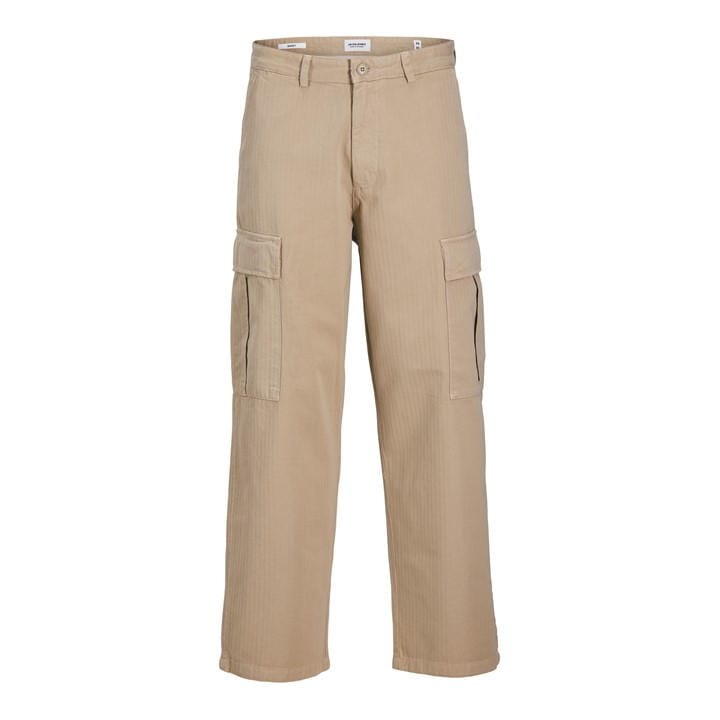 Jack And Jones Men's Beige Owen Cargo Trousers in Size 30 L, Sports Direct