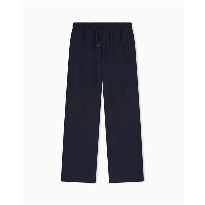 Emporio Armani Men's Blue Beachwear Straight Leg Trousers in Size XL, Sports Direct