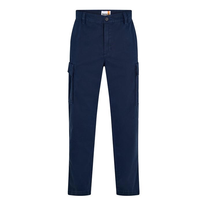Timberland Men's Blue Twill Cargo Trousers in Size 30, Sports Direct