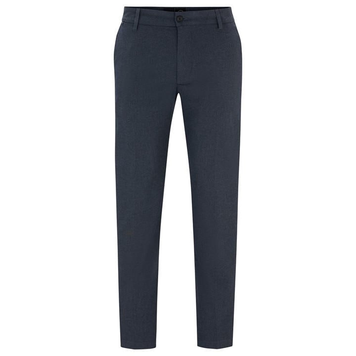 Boss Men's Blue P Kane Straight Leg Trousers in Size 38 R, Sports Direct