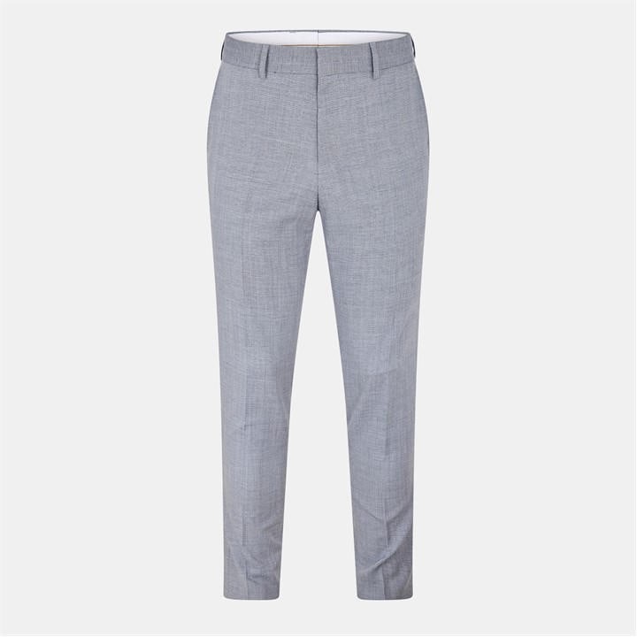 Boss Men's Blue H Genius Straight Leg Trousers in Size 40 R, Sports Direct