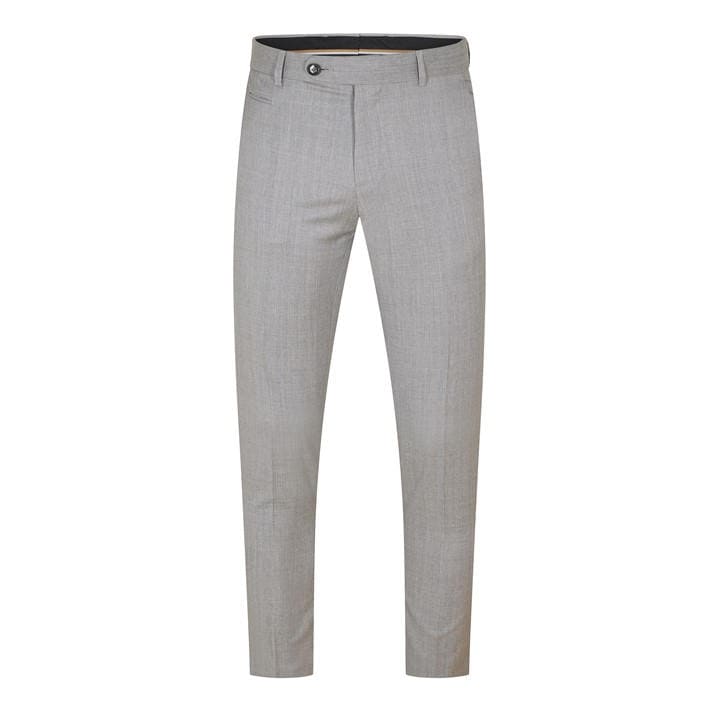 Boss Men's Grey H Genius Straight Leg Trousers in Size 40 R, Sports Direct