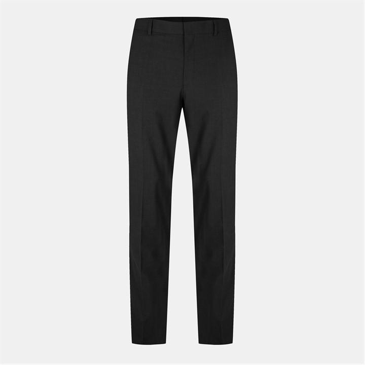 Boss Men's Grey H Genius Mm Straight Leg Trousers in Size 2XL, Sports Direct