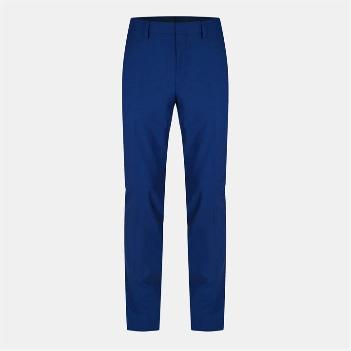 Boss Men's Blue H Genius Mm Straight Leg Trousers in Size 3XL, Sports Direct