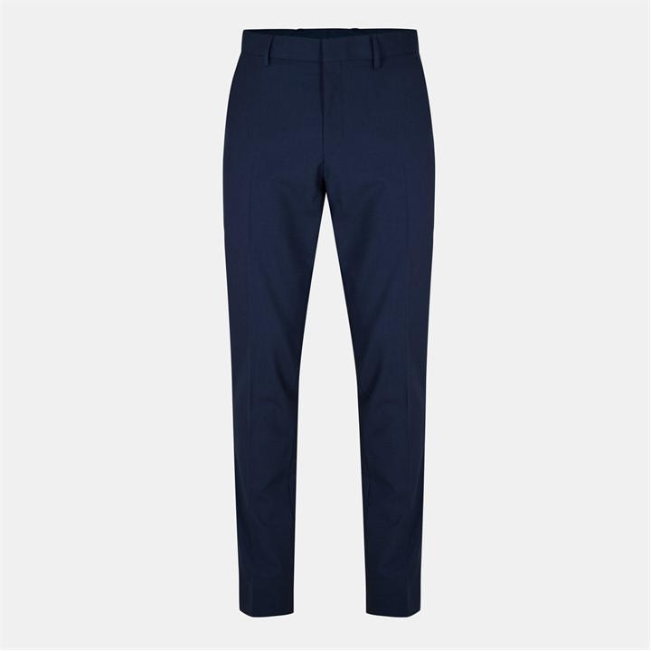 Boss Men's Blue H Genius Mm Straight Leg Trousers in Size 2XL, Sports Direct