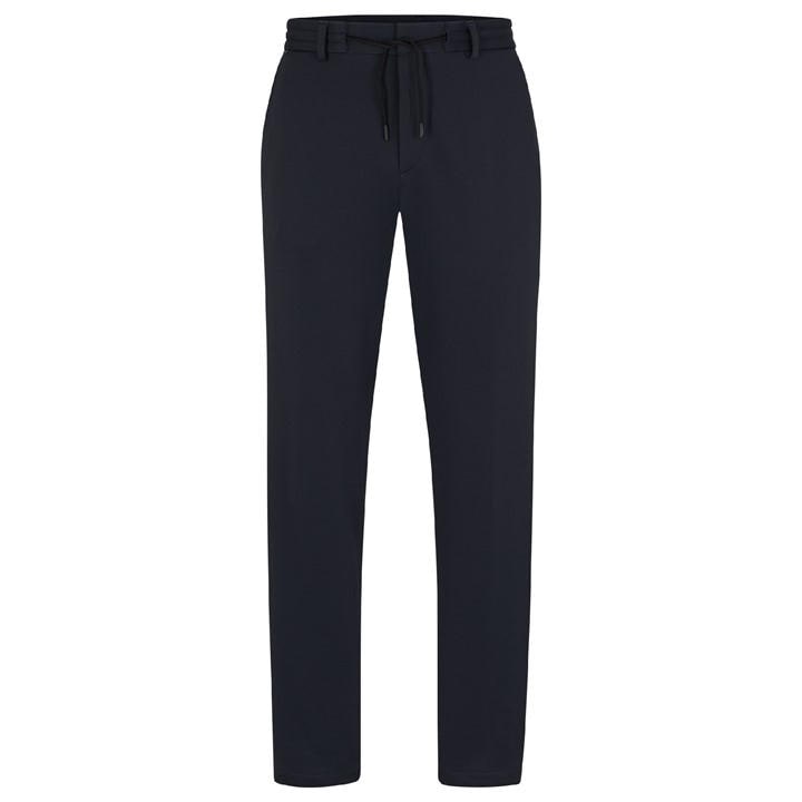 Boss Men's Blue Straight Leg Trousers in Size 38, Sports Direct