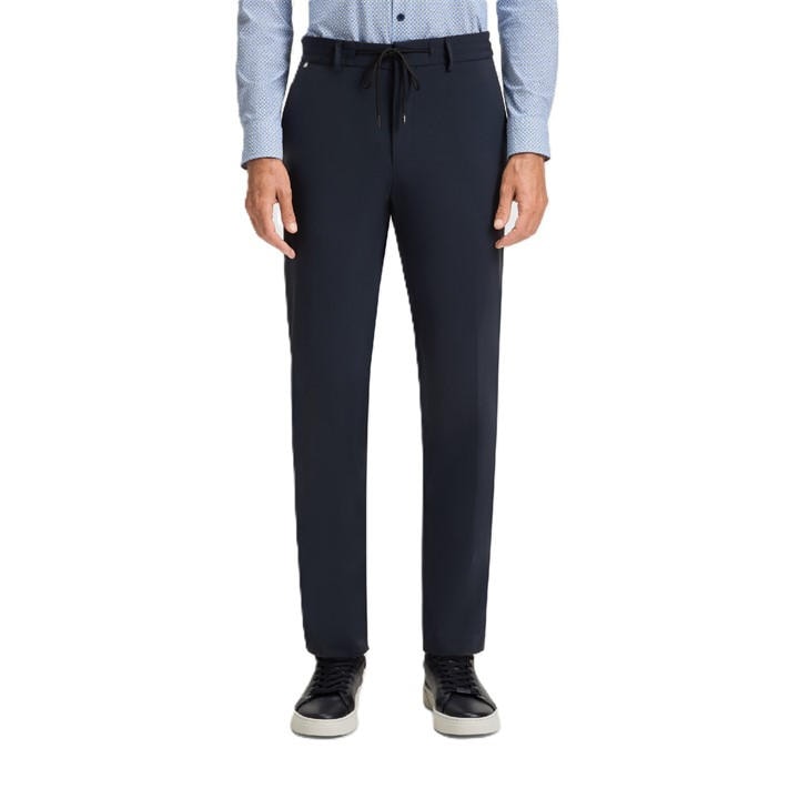 Boss Men's Blue Straight Leg Trousers in Size 36, Sports Direct
