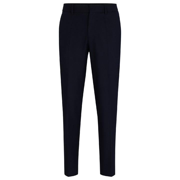 Boss Men's Blue P Genius Cw Straight Leg Trousers in Size 34, Sports Direct