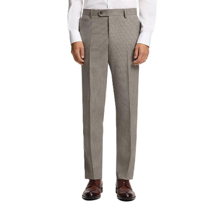 Boss Men's White H Genius Dtl Straight Leg Trousers in Size 38, Sports Direct