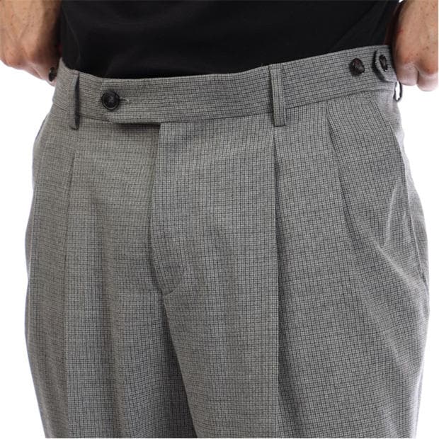 Open Grey - Boss - Men's Perin Plts Double Breasted Straight Leg Trousers