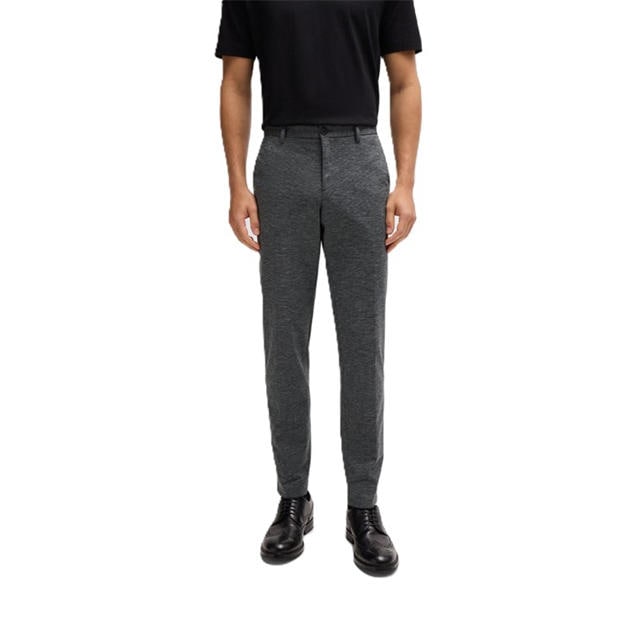 Dark Grey - Boss - P-Genius-J-Cw-Wg-243 10266556 Straight Leg Trousers Mens