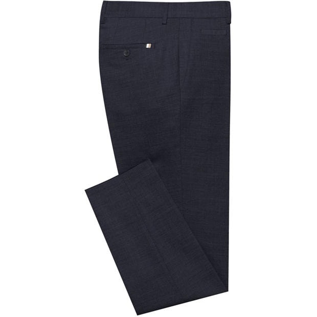 Blue - Boss - Men's H Genius Straight Leg Trousers