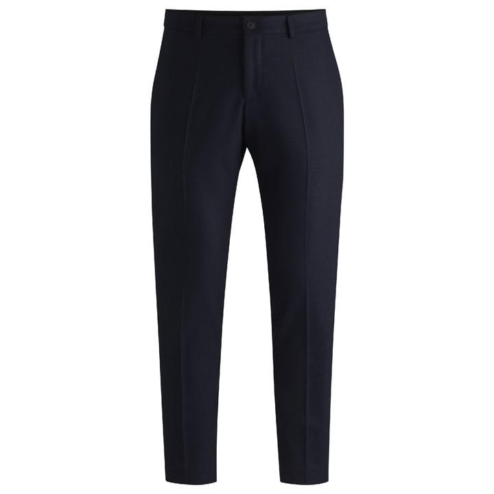 Boss Men's Blue P Genius Straight Leg Trousers in Size 34, Sports Direct