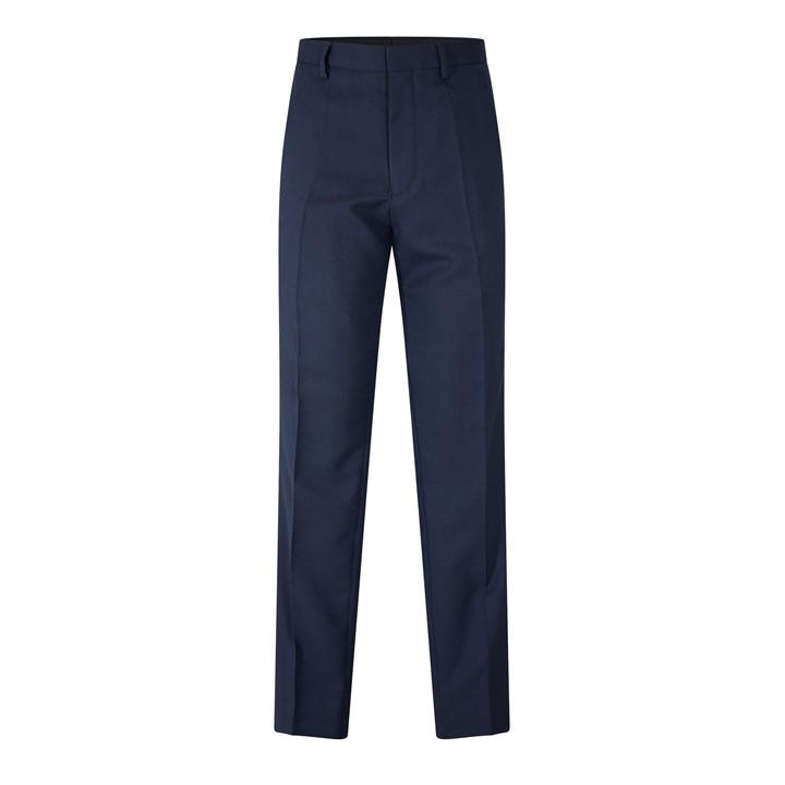 Hugo Men's Blue Hesten232x Straight Leg Trousers in Size 32, Sports Direct