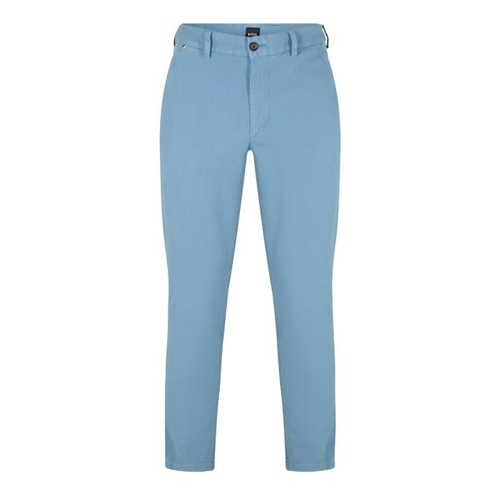 Boss Men's Blue Kaiton Straight Leg Trousers in Size 34, Sports Direct