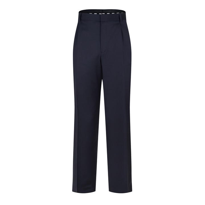 Boss Men's Blue Straight Leg Trousers in Size L, Sports Direct