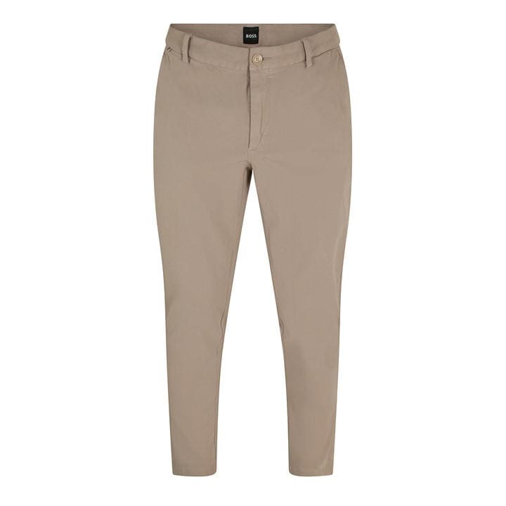 Boss Men's Beige H-Kane1 10271526 01 Straight Leg Trousers in Size 38 R, Sports Direct