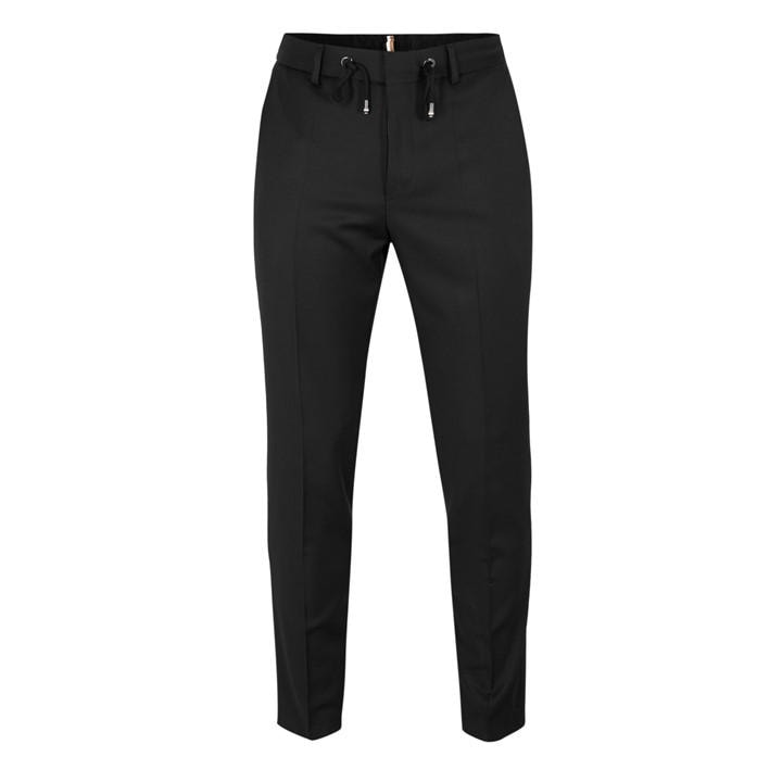 Boss Men's Black H-Genius-Ds-B1 10236006 01 Straight Leg Trousers in Size 40 S, Sports Direct