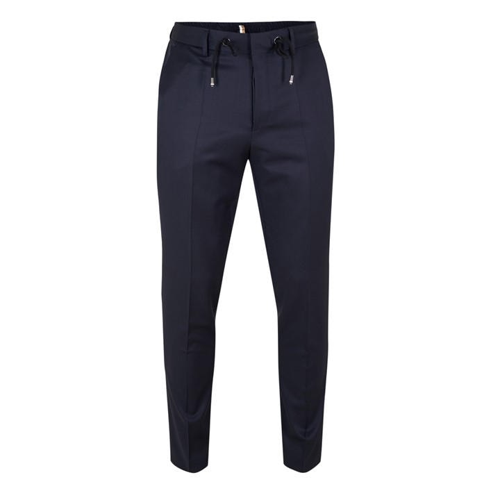 Boss Men's Blue H-Genius-Ds-B1 10236006 01 Straight Leg Trousers in Size 40 S, Sports Direct