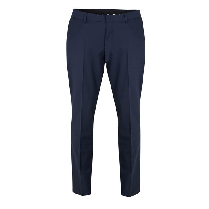Boss Men's Blue H-Leon-Mm-C-224 10245447 01 Straight Leg Trousers in Size 38 S, Sports Direct