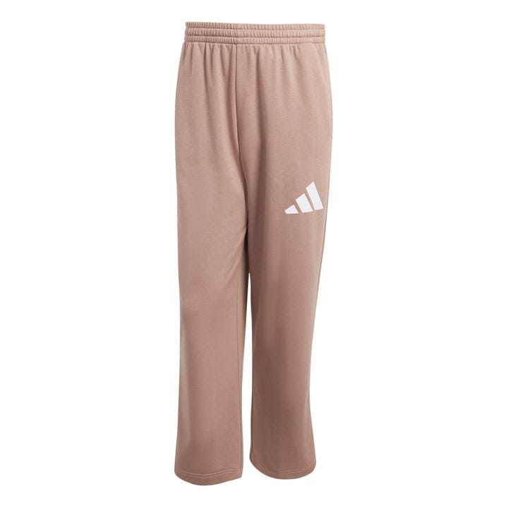 Adidas Men's Pink Wide Leg French Terry Joggers in Size M, Sports Direct
