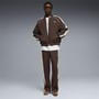 Chocolate Brown - Puma - Men's Open Hem Jersey Joggers