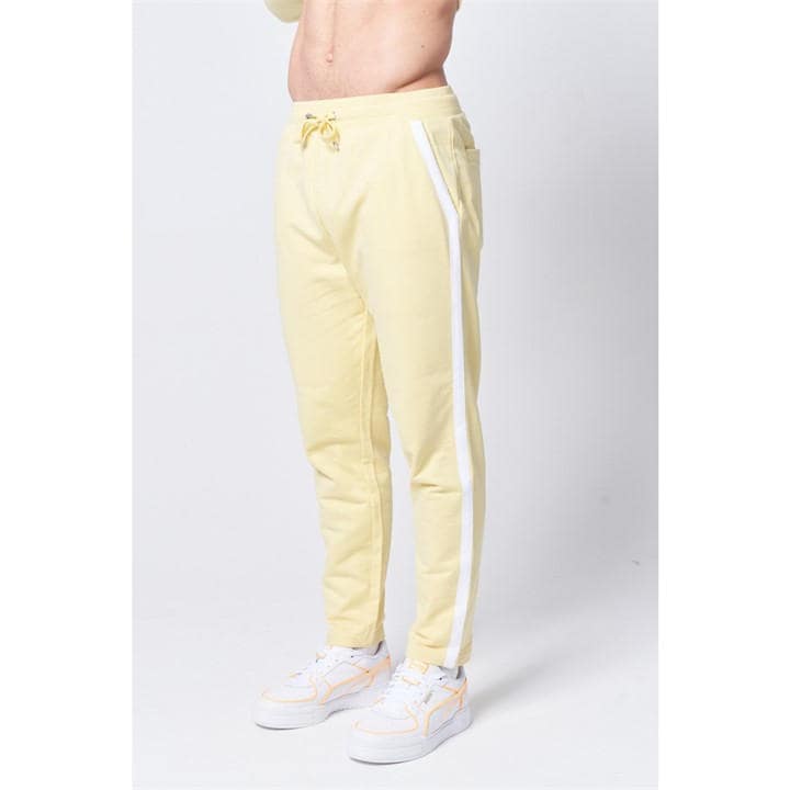 Native Youth Men's Yellow Taped Open Hem Jersey Joggers in Size 34, Sports Direct