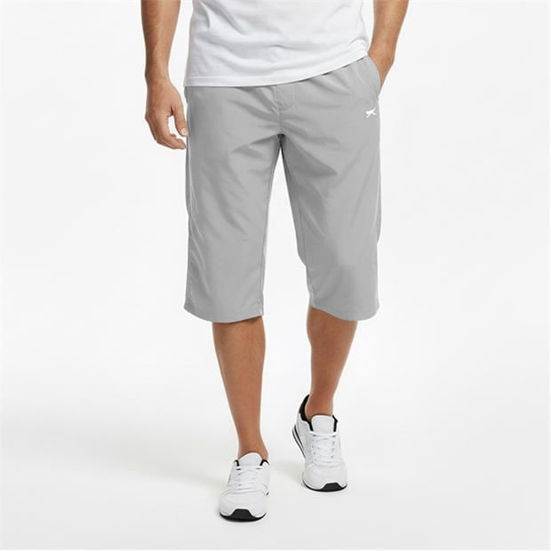 Light grey - Slazenger - Three Quarter Length Tracksuit Bottoms Mens