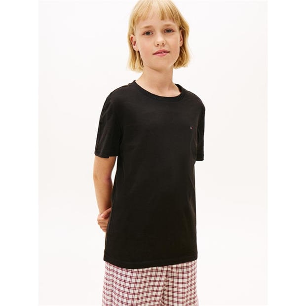 White/Black 0R9 - Tommy Hilfiger - Tommy 2Pk SS Tee Jn64