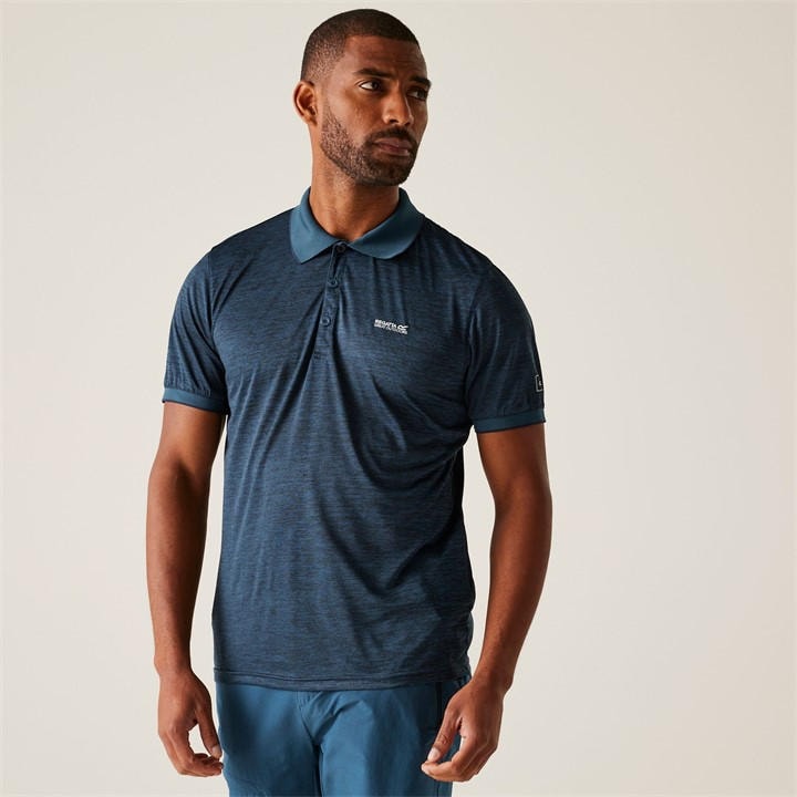 Regatta Men's Moonlight Denim (Navy) Remex Ii Quick-Drying Polo Shirts in Size 3XL, Sports Direct