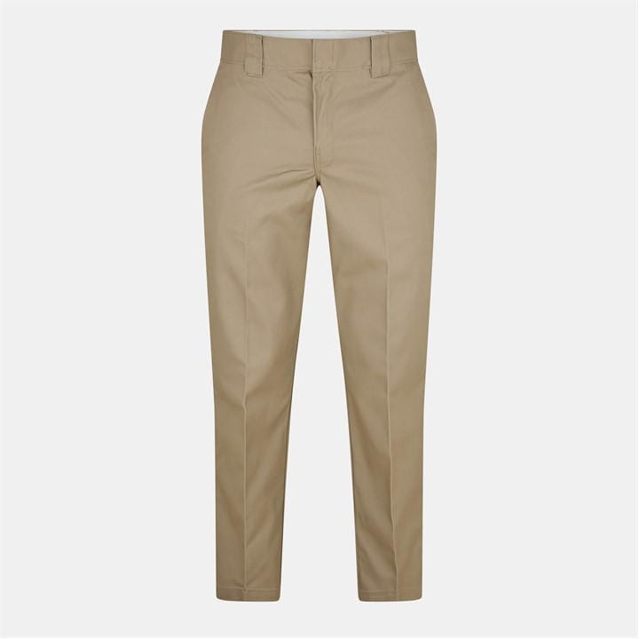 Dickies Men' Beige Slim Fit Work Trousers in Size S, Sports Direct
