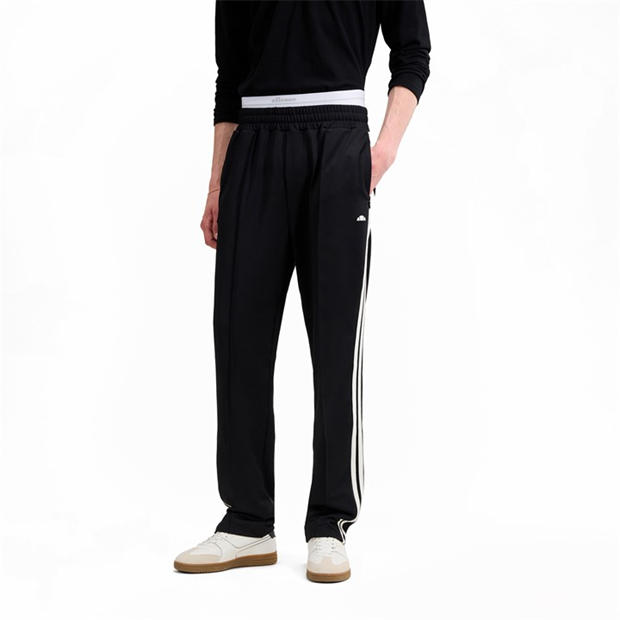 Black - Ellesse - Men's Closed Hem Tracksuit Joggers
