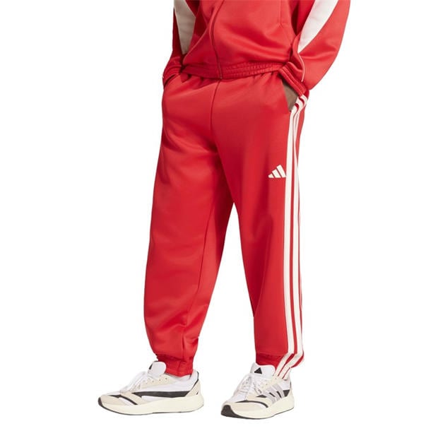 Ruby/Off White - adidas - Men's Stadium Closed Hem Joggers