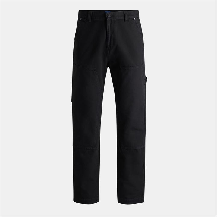 Hugo Men's Black Blue Cargo Trousers in Size 2XL, Sports Direct