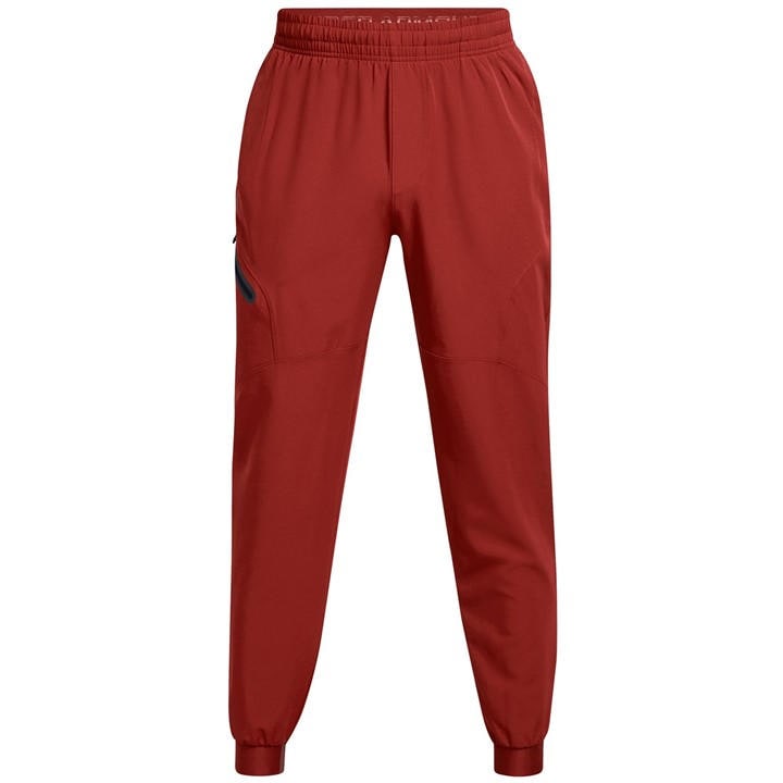 Under Armour Men's Orange Unstoppable Closed Hem Woven Joggers in Size L, Sports Direct