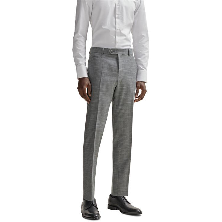 Boss Men's Grey H Genius Slim Fit Trousers in Size 2XL, Sports Direct