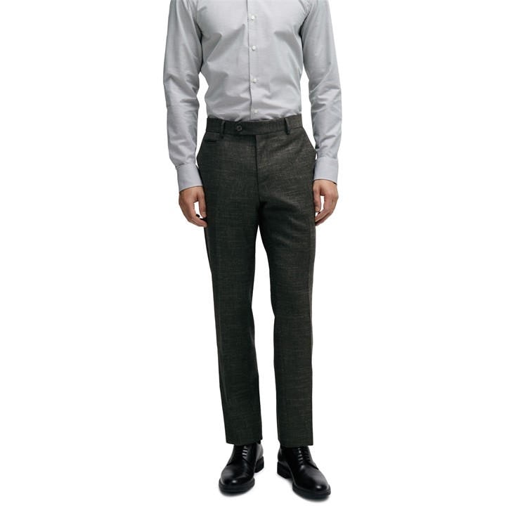 Boss Men' Green H Genius Slim Fit Trousers in Size S, Sports Direct