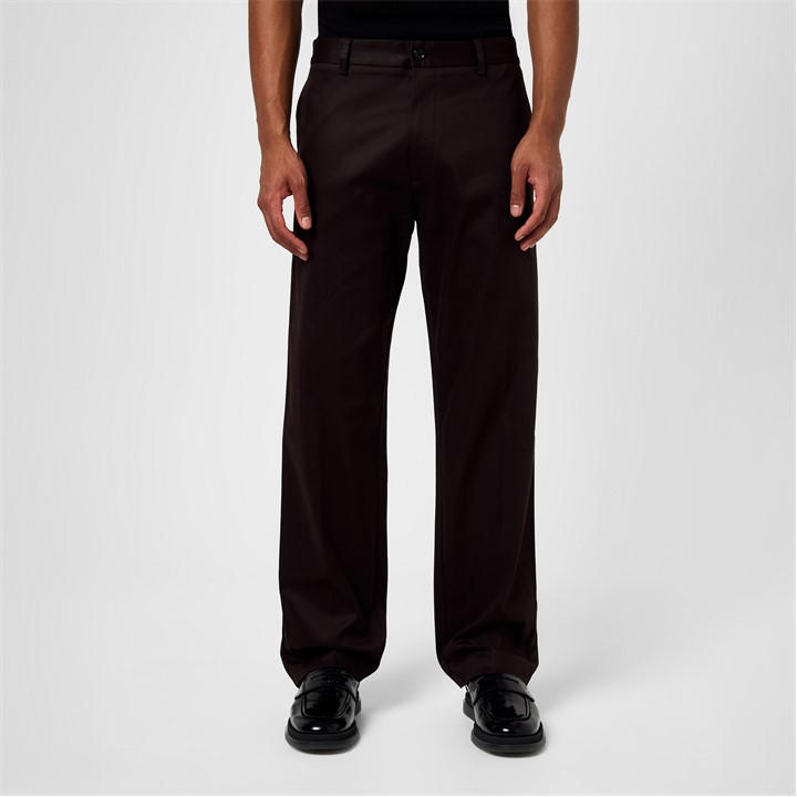 Hugo Men's Brown Slim Fit Trousers in Size 36 R, Sports Direct