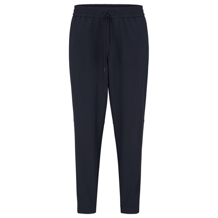 Boss Men's Blue Hbg Flex Trouser, Unrestricted Movet in Size L, Sports Direct
