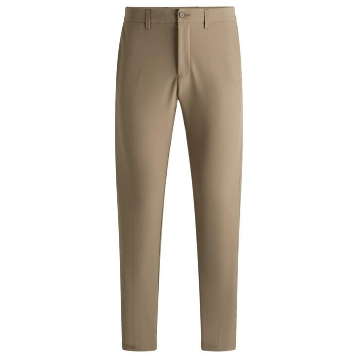 Boss Men's Green Hbg Commuter-Slim Fit Trousers in Size L, Sports Direct