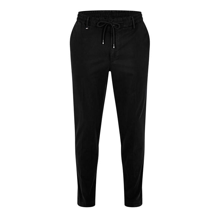 Boss Men's Black Kane Slim-Fit Tapered Trousers in Size 2XL, Sports Direct