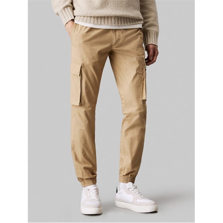 Calvin Klein Jeans Men's Beige Jeans Skinny Cargo in Size 38 R, Sports Direct