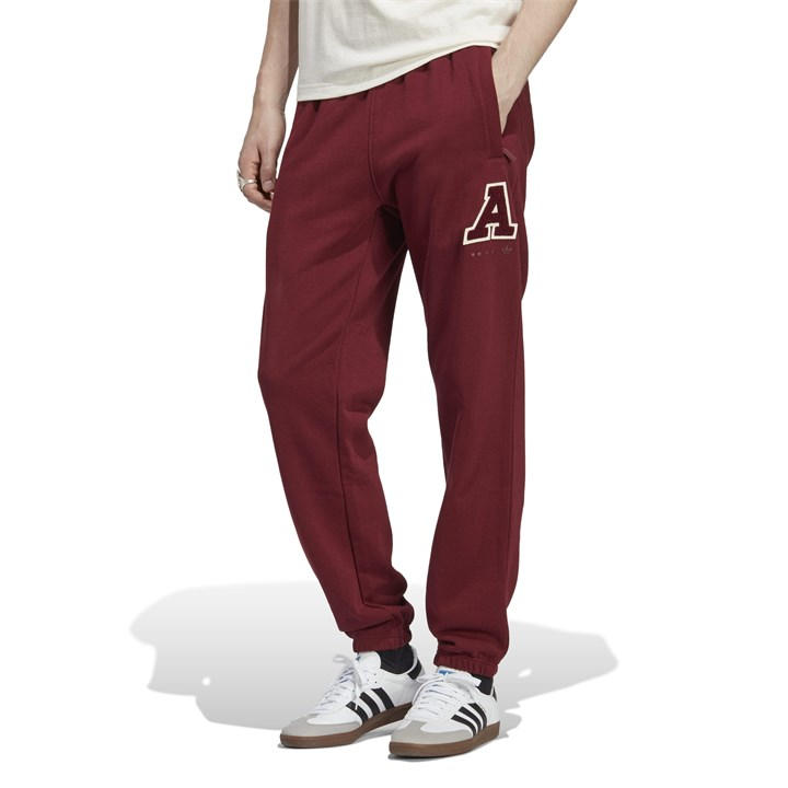 Adidas Originals Men's Red Closed Hem Tracksuit Bottoms, Closed Hem Design in Size XS, Sports Direct